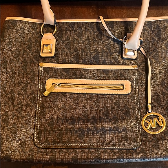 Brown Designer Tote Bag - Picture 1 of 5